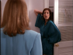 Felice has no suspicions about Donna's completely natural pose in front of her closet (which definitely doesn't contain anything or anyone concerning)
